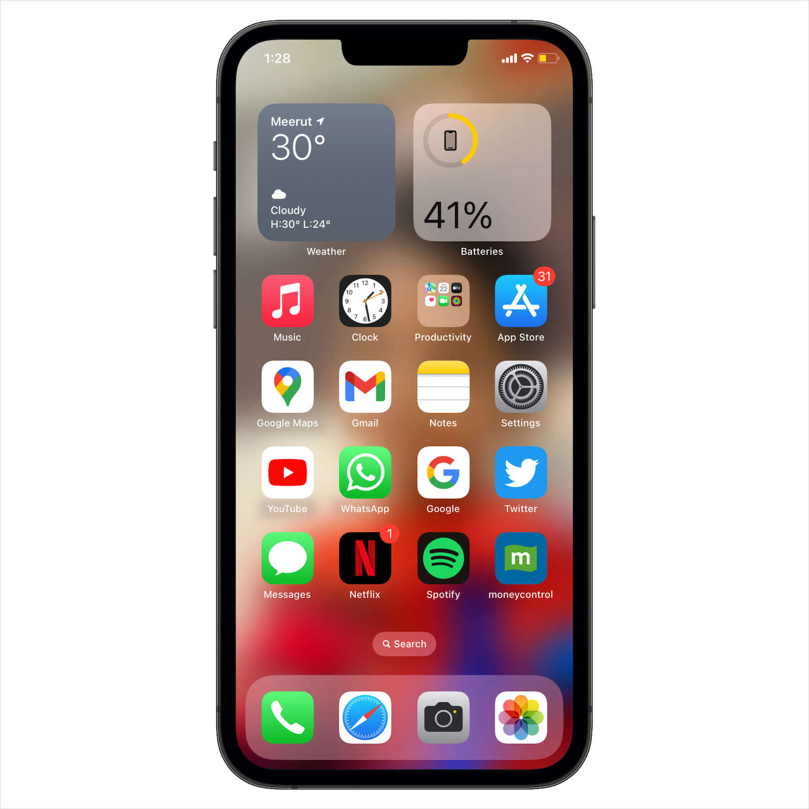 why is my Home Screen blurry?