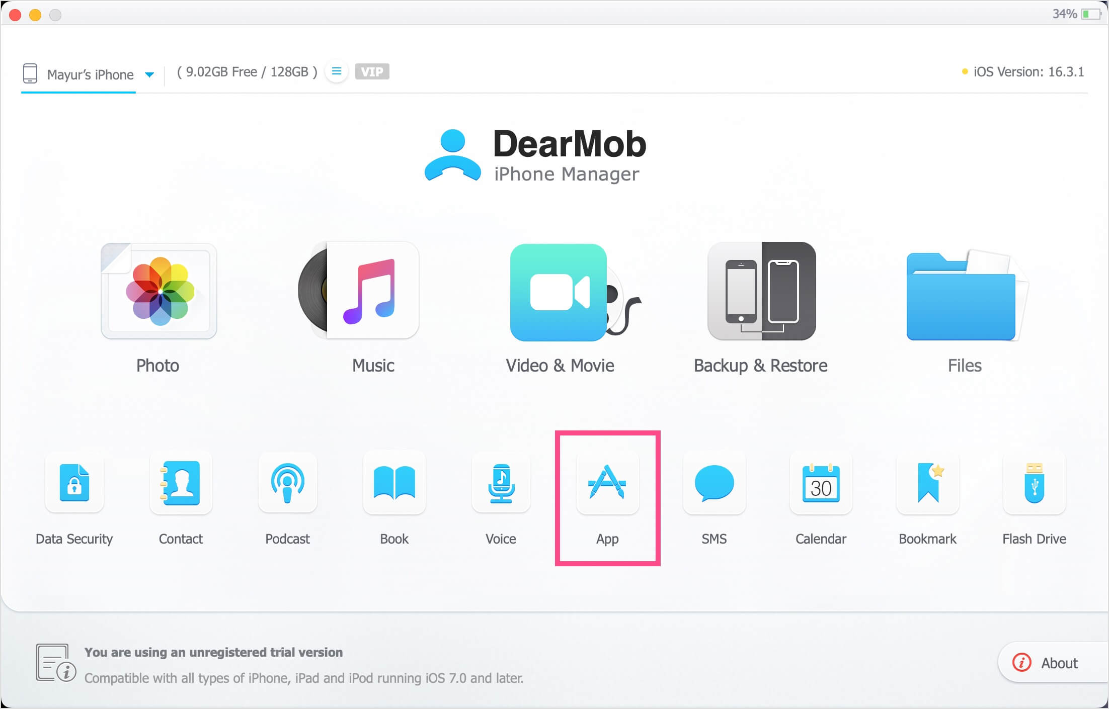 DearMob iPhone Manager