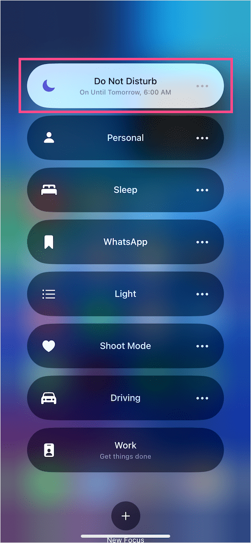 how to turn off do not disturb on iphone 15