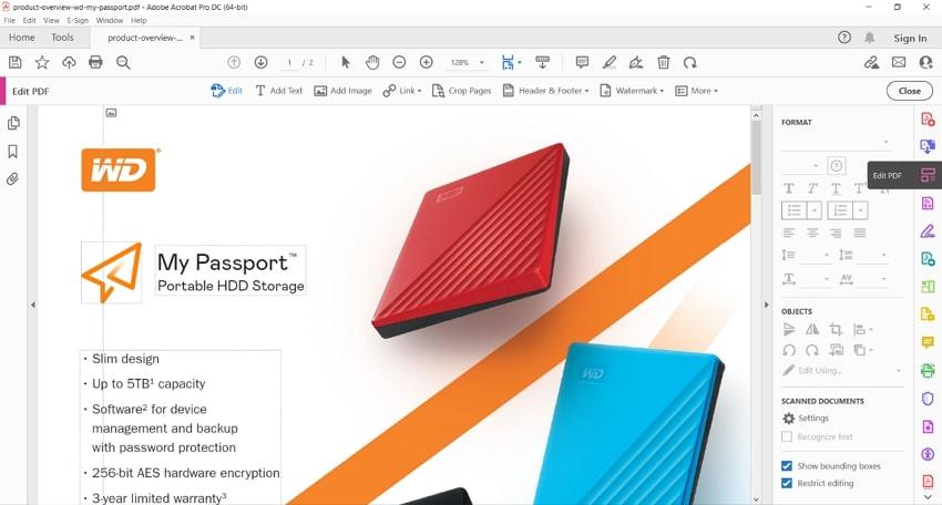 edit pdf in adobe acrobat