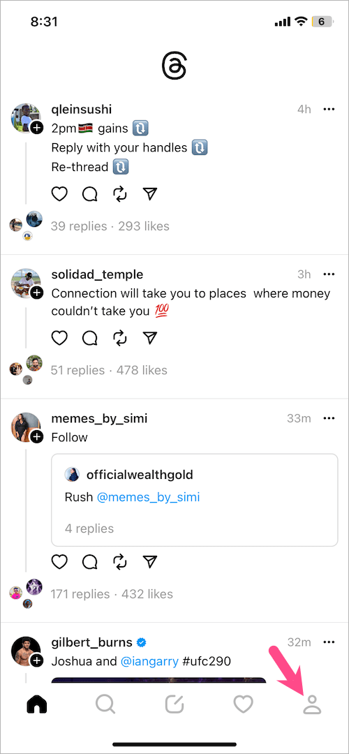 view instagram threads profile