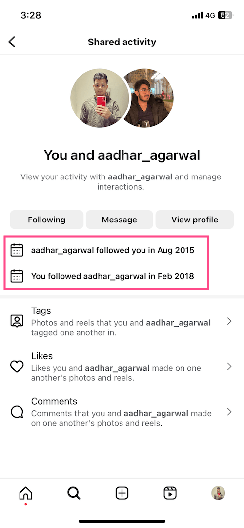 How to see when someone followed you on Instagram