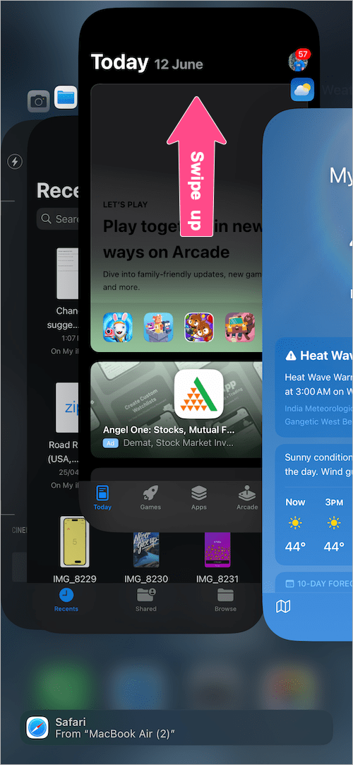 how to force close an app on iphone 15 and 15 pro