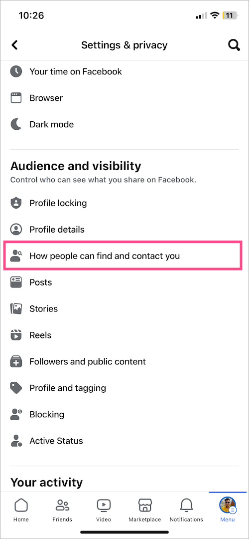 how to private friends list on facebook using mobile