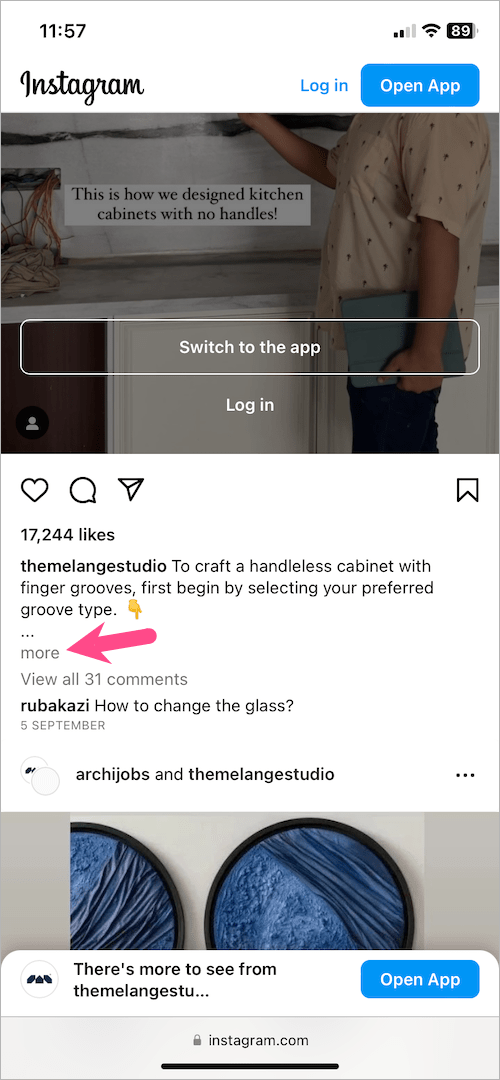 how to copy hashtags from instagram reels on iphone