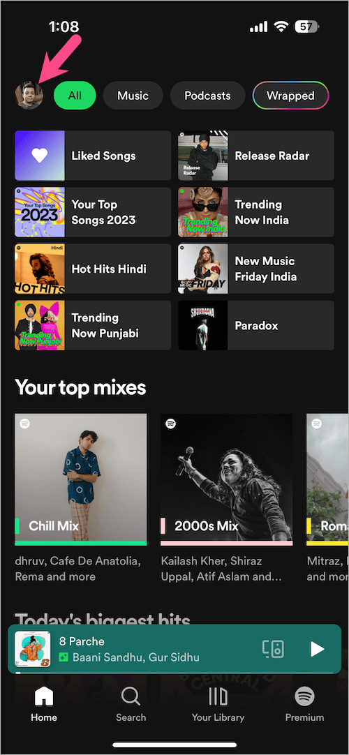 how to sign out of spotify app on iphone