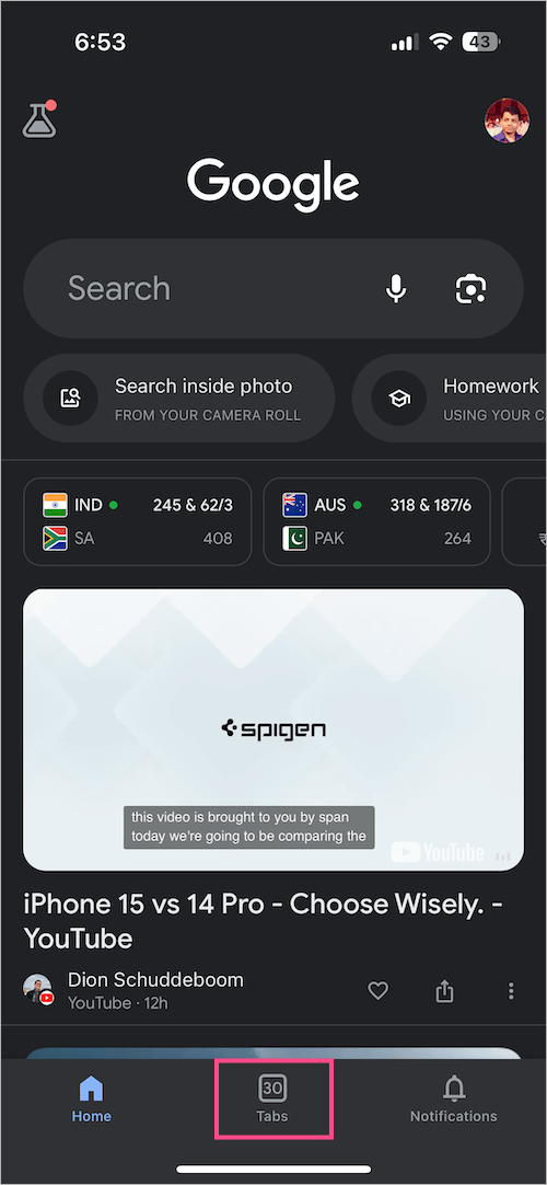 how to view your liked items on google app