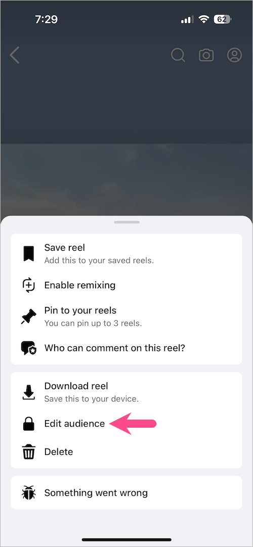 change who can see your reels on facebook