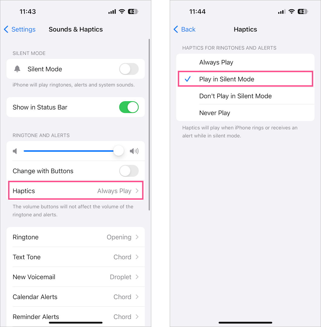 how to put iphone 16 on vibrate
